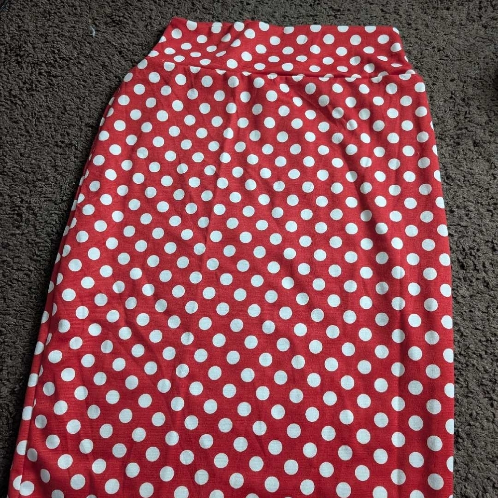 Red Polka Dot Skirt